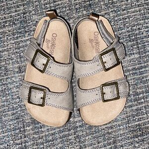 Double strap toddler girl sandal